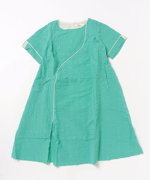 unica（ユニカ）の「ウェーブ調スリットスリーブワンピース（ワンピース・キッズ・レッド/グリーン/ブラック・S/M/L/XL）」の15枚目の写真