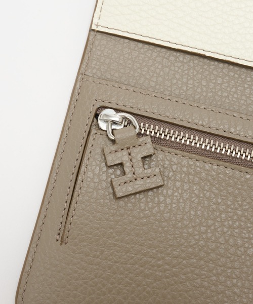 イアクッチ　アバウォレット　財布　グレージュ系　IACUCCI IACUCCI 財布 アバ ウォレット CERVO レディース : ZOZOTOWN