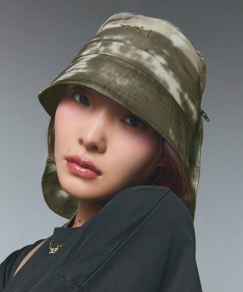 新品　X-girl NECK SAVER BUCKET HAT エックスガール セール】NECK SAVER BUCKET HAT（ハット）｜X-girl（エックス