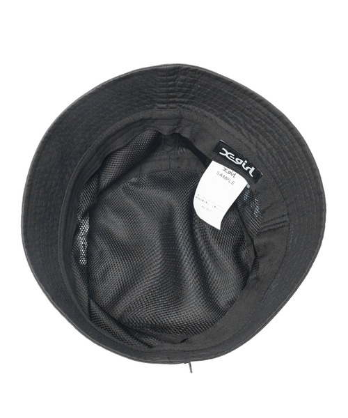 X-girl(エックスガール)の「NECK SAVER BUCKET HAT(ハット・レディース・ブラック/カモフラージュ・ONE SIZE)」の10枚目の写真