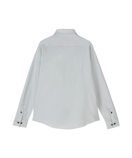TOKYO SHIRTS(トウキョウシャツ)の「ボタンダウンデザインカジュアル長袖シャツ(ポロシャツ・メンズ・グレー・M/L/LL/S)」の2枚目の写真
