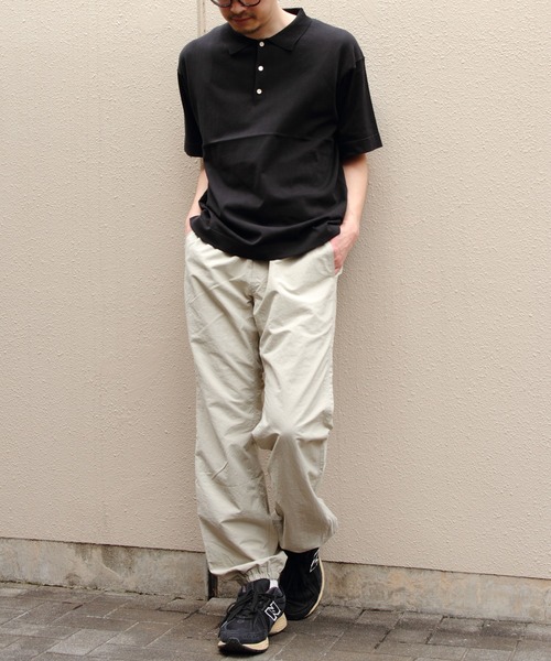 RYE TENDER(ライテンダー)の「RYE TENDER/ライテンダー アダムスポロ ADAMS POLO(ポロシャツ・レディース・ブラック/サックスブルー/ブラウン/イエロー/ライトグレー/ネイビー・0/1/2)」の11枚目の写真