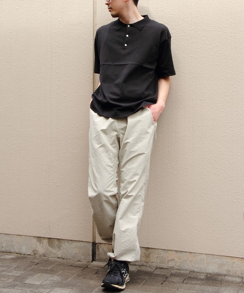 RYE TENDER(ライテンダー)の「RYE TENDER/ライテンダー アダムスポロ ADAMS POLO(ポロシャツ・レディース・ブラック/サックスブルー/ブラウン/イエロー/ライトグレー/ネイビー・0/1/2)」の12枚目の写真