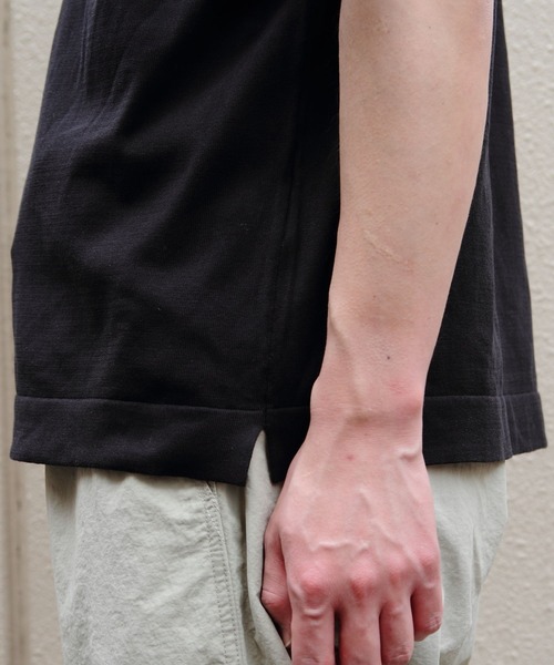 RYE TENDER(ライテンダー)の「RYE TENDER/ライテンダー アダムスポロ ADAMS POLO(ポロシャツ・レディース・ブラック/サックスブルー/ブラウン/イエロー/ライトグレー/ネイビー・0/1/2)」の15枚目の写真
