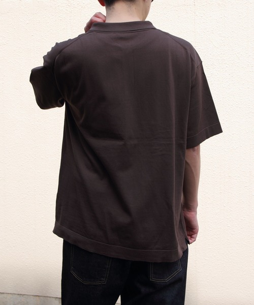 RYE TENDER(ライテンダー)の「RYE TENDER/ライテンダー アダムスポロ ADAMS POLO(ポロシャツ・レディース・ブラック/サックスブルー/ブラウン/イエロー/ライトグレー/ネイビー・0/1/2)」の20枚目の写真