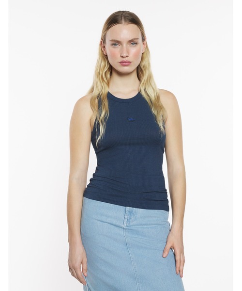 MAISON KITSUNE｜Maison Kitsune/(W)BABY FOX PATCH RIBBED TANK