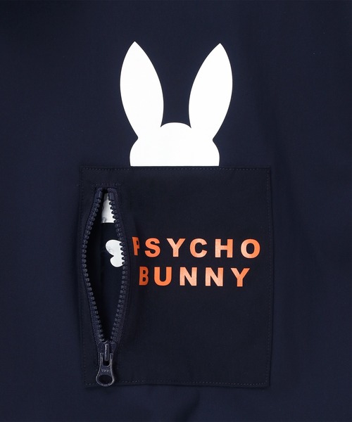 Psycho Bunny（サイコバニー）の「[GOLF] ポケットバニー モックネックTシャツ（Tシャツ/カットソー・メンズ・ライトグレー/ブラック/ネイビー・MEDIUM/LARGE/X-LARGE）」の5枚目の写真
