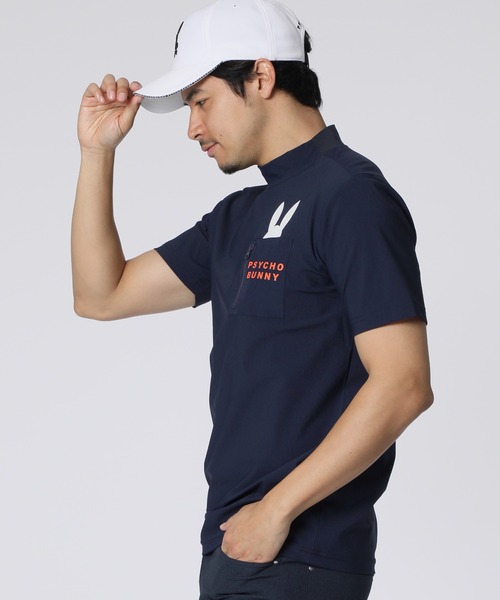 GOLF] ポケットバニー モックネックTシャツ（Tシャツ/カットソー