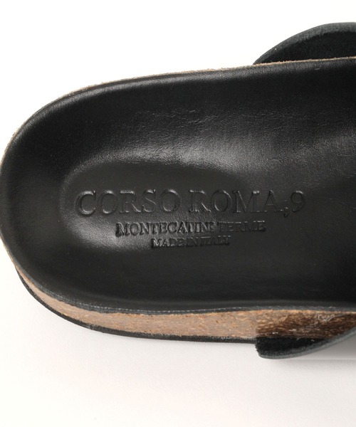 CORSO ROMA,9(コルソローマ)の「【CORSO ROMA 9】2バックルサンダル(サンダル・レディース・ブラック/ホワイト・36/38/37)」の5枚目の写真