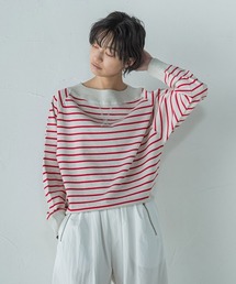 Vガゼットドルマンニットプルオーバー≪手洗い可能≫