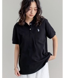 [U.S. POLO ASSN.][別注]鹿の子刺繍ポロシャツ