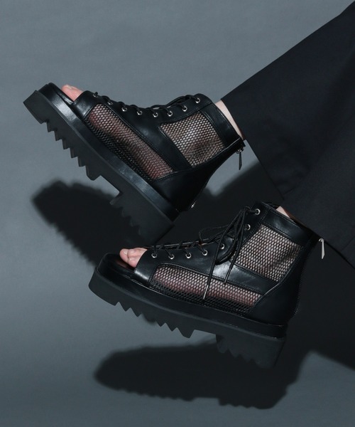 HARE（ハレ）の「シャークソールメッシュブーサン(HARE)（サンダル・メンズ・ブラック・MEDIUM/LARGE）」の19枚目の写真