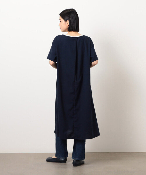 COMME CA ISM（コムサイズム）の「デイリーリラックスワンピース ナチュラル（ワンピース・レディース・ブラウン/ネイビー/オリーブ/マスタード・LARGE/MEDIUM）」の9枚目の写真