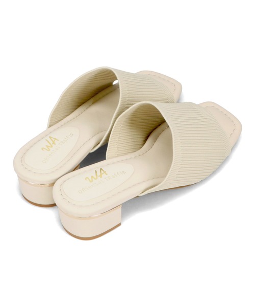 WA ORiental TRaffic(ダブルエーオリエンタルトラフィック)の「ニットミュールサンダル/52207(サンダル・レディース・ブラック/ベージュ/オレンジ・S/M/L/LL/SS/3L)」の18枚目の写真