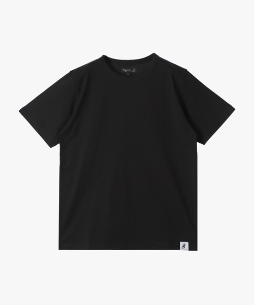 agnes b.(アニエスベー)の「コットン 半袖 Tシャツ "Le Mixte"(Tシャツ/カットソー・レディース・ブラック・LARGE/X-LARGE/MEDIUM/SMALL)」の1枚目の写真