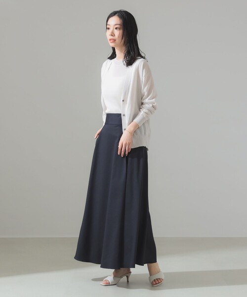 【新品】デミリー(DEMYLEE)　カーディガン  XS  紺 /01526 DEMYLEE 「DEMYLEE」 ニットカーディガン S ネイビー レディース