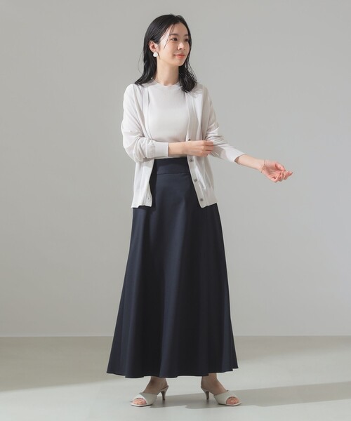 Demi-Luxe カーディガン Demi-Luxe BEAMS（デミルクス ビームス）メランジ ローゲージ