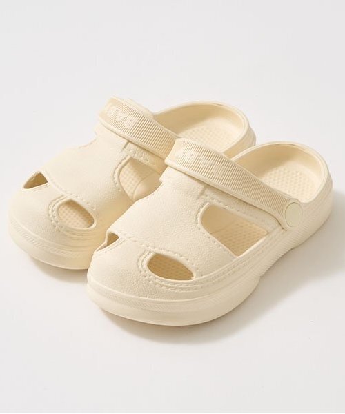 Lycee mine(リセマイン)の「【フロントカバーで安心】EVAサンダル(サンダル・キッズ・オフホワイト/ライトピンク/エメラルド/ブラック/イエロー/グリーン系その他・15cm/16cm/14cm/18cm/17cm)」の8枚目の写真