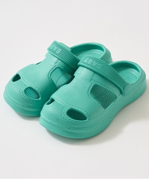 Lycee mine(リセマイン)の「【フロントカバーで安心】EVAサンダル(サンダル・キッズ・オフホワイト/ライトピンク/エメラルド/ブラック/イエロー/グリーン系その他・15cm/16cm/14cm/18cm/17cm)」の13枚目の写真
