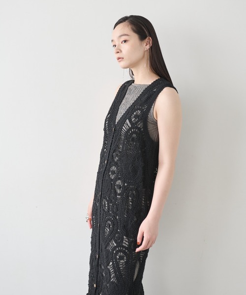 リブ編みアイボリー/ブラックワンピース ワンピース : ZOZOTOWN Yahoo!店 - 通販 - Yahoo!ショッピング