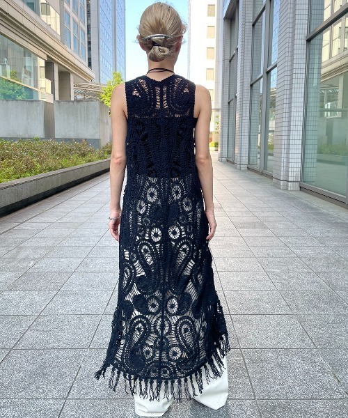 【完売必至】ALICE+OLIVIA かぎ針編み マキシワンピース 完売必至】ALICE+OLIVIA かぎ針編み マキシワンピース (Alice+