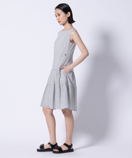 TOCCA(トッカ)の「WAVES ティアードドレス(ワンピース・レディース・ブルー系5/グレー系5・00/0/2/4/6)」の7枚目の写真