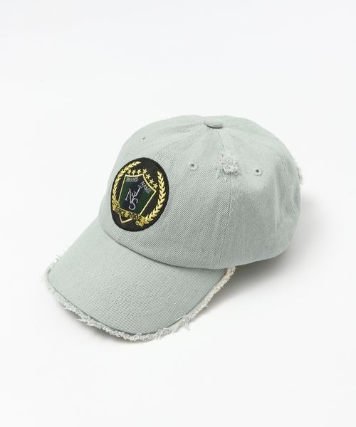 JEANASIS(ジーナシス)の「エンブレムクラッシュキャップ/327466(キャップ・レディース・ブルー系その他/ブラック系その他・FREE)」の1枚目の写真