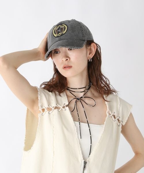 JEANASIS(ジーナシス)の「エンブレムクラッシュキャップ/327466(キャップ・レディース・ブルー系その他/ブラック系その他・FREE)」の11枚目の写真