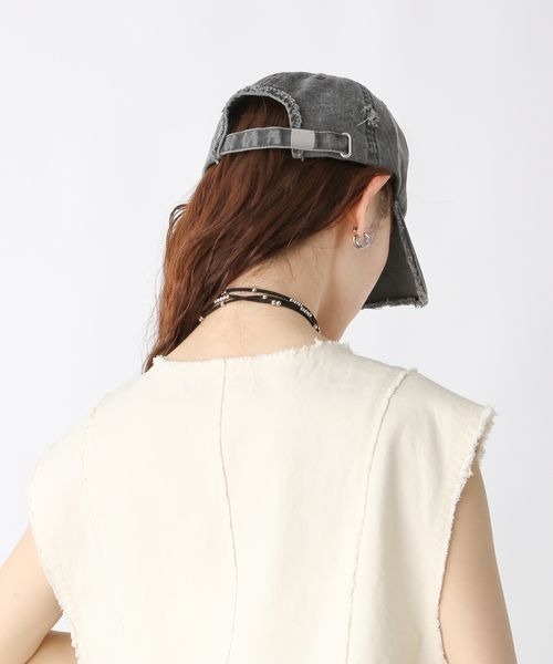 JEANASIS(ジーナシス)の「エンブレムクラッシュキャップ/327466(キャップ・レディース・ブルー系その他/ブラック系その他・FREE)」の10枚目の写真