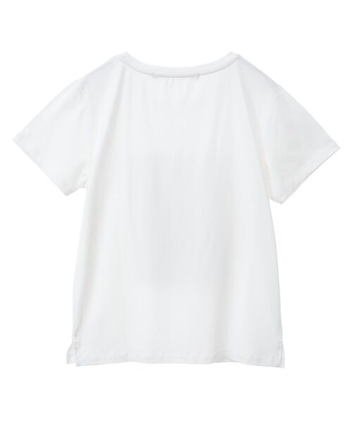 YECCA VECCA(イェッカヴェッカ)の「フォトプリントTee(Tシャツ/カットソー・レディース・オフホワイト/ブラック・FREE)」の18枚目の写真
