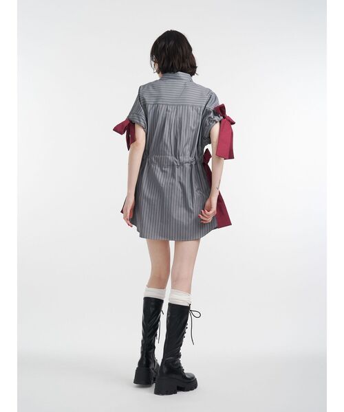jouetie（ジュエティ）の「ウエストリボンチュニックストライプ
