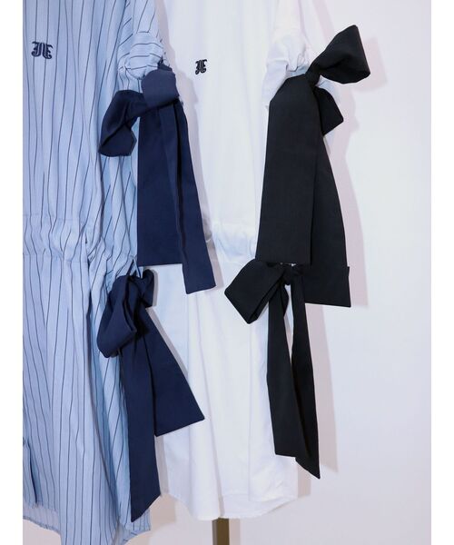 jouetie（ジュエティ）の「ウエストリボンチュニックシャツ（シャツ/ブラウス・レディース・オフホワイト/グレー/ブルー/ボルドー・MEDIUM）」の19枚目の写真