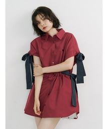 d-due h.p.franceボルドー半袖トップス d-due h.p.franceボルドー半袖トップス d-due h.p.france