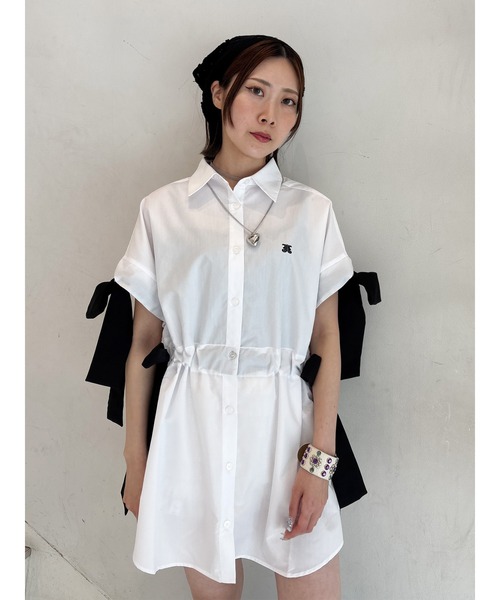 jouetie（ジュエティ）の「ウエストリボンチュニックシャツ（シャツ