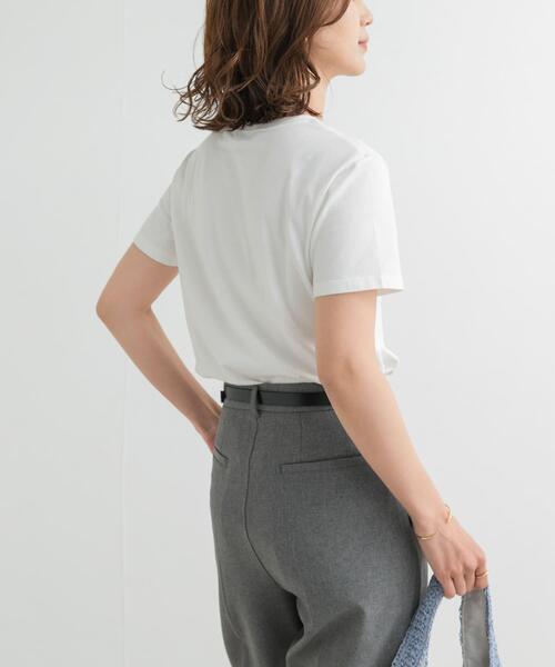 URBAN RESEARCH DOORS（アーバンリサーチドアーズ）の「MIXロゴプリントTシャツ（Tシャツ/カットソー・レディース・ホワイト系その他/グレー系その他/オフホワイト・MEDIUM）」の18枚目の写真