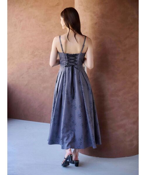 MERCURYDUO（マーキュリーデュオ）の「リネンライクバックレースアップキャミワンピース（ワンピース・レディース・ベージュ/アイボリー/ブラック/グレー・X-SMALL/SMALL/MEDIUM）」の15枚目の写真