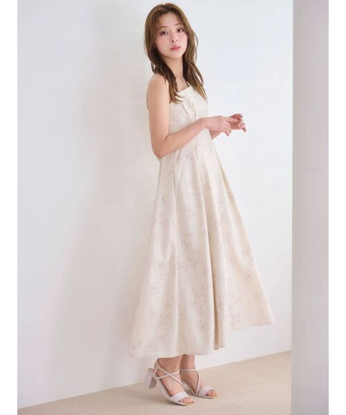 MERCURYDUO（マーキュリーデュオ）の「リネンライクバックレースアップキャミワンピース（ワンピース・レディース・ベージュ/アイボリー/ブラック/グレー・X-SMALL/SMALL/MEDIUM）」の17枚目の写真