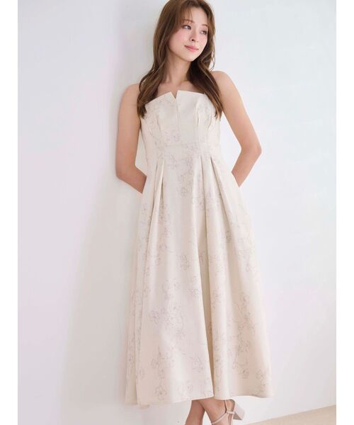 MERCURYDUO（マーキュリーデュオ）の「リネンライクバックレースアップキャミワンピース（ワンピース・レディース・ベージュ/アイボリー/ブラック/グレー・X-SMALL/SMALL/MEDIUM）」の18枚目の写真