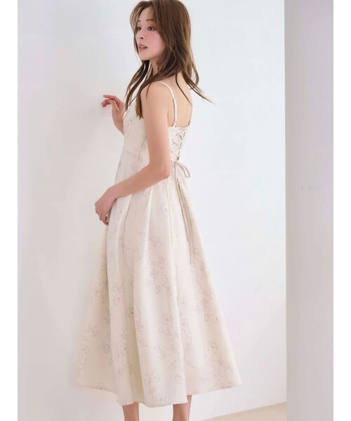 MERCURYDUO（マーキュリーデュオ）の「リネンライクバックレースアップキャミワンピース（ワンピース・レディース・ベージュ/アイボリー/ブラック/グレー・X-SMALL/SMALL/MEDIUM）」の19枚目の写真