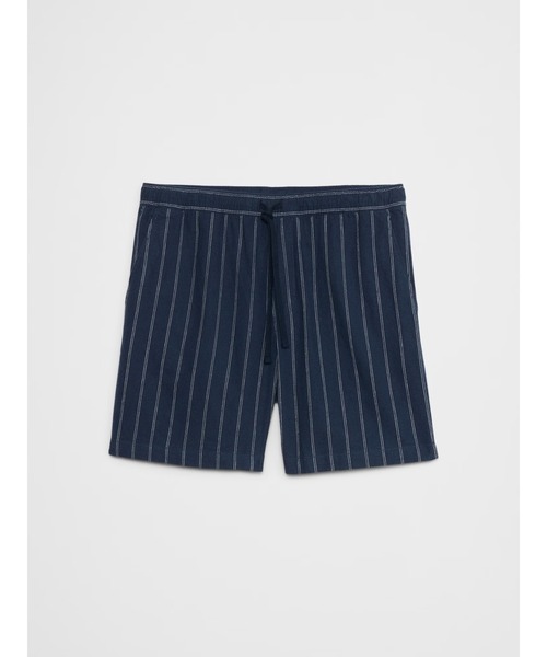 BANANA REPUBLIC FACTORY STORE（バナナリパブリック ファクトリーストア）の「BANANA REPUBLIC FACTORY STORE　　7インチ リネンブレンド デッキショートパンツ（その他パンツ・メンズ・アイボリー/ネイビー/ブルー系その他・XL/L/M/S）」の9枚目の写真