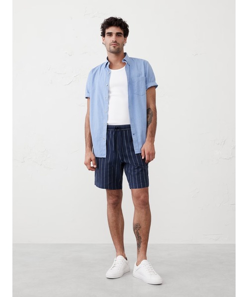 セール】BANANA REPUBLIC FACTORY STORE 7インチ リネンブレンド