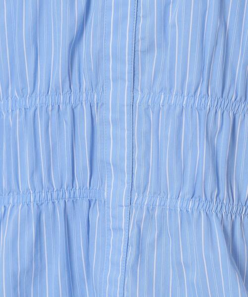 ITS'DEMO（イッツデモ）の「【洗濯機OK】ギャザーストライプブラウス（シャツ/ブラウス・レディース・ホワイト系5/ブルー系2/サックスブルー系2・00）」の12枚目の写真