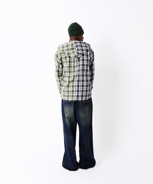AFB（エーエフビー）の「HOODED SHIRTS（シャツ/ブラウス・メンズ・ベージュ/ネイビー・M/L）」の12枚目の写真