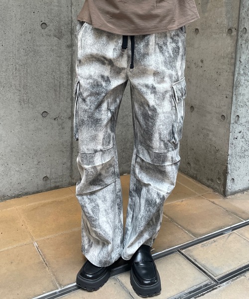 Marble. カーゴパンツ セール】ムラ染めワークパンツ（カーゴパンツ）｜ROGER AND RAW