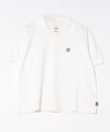 VANS ヴァンズ W Collared Cropped Tee ショートスリーブ 125R3061300 WHITE
