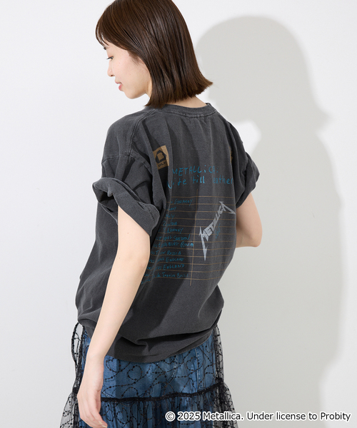【MYAKUMYAKU×relume】別注Bootleg Rock Tee MUZE BLACK LABEL × MINUS -【BOOTLEG POCKET TEE(NOTHING)ICE