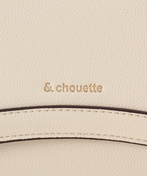 & chouette(アンドシュエット)の「バイカラーシンプルショルダーバッグ(ショルダーバッグ・レディース・オフホワイト/ダルブルー系/ピンク/ブラック・FREE)」の14枚目の写真