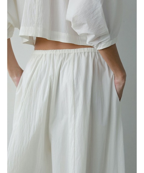 mumokuteki×natural by clip ギャザー バルーンパンツ 楽天市場】【SALE／20%OFF】＜natural by clip/mumokutekiコラボ