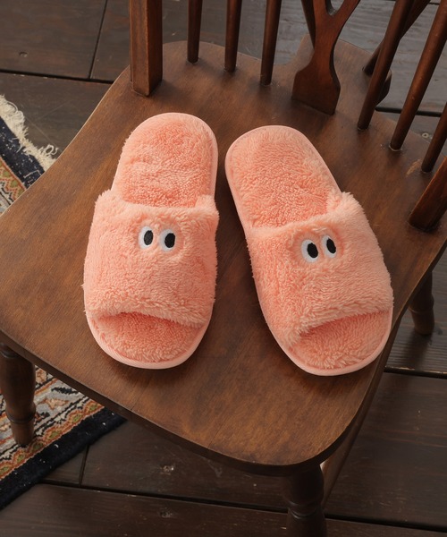 モンスター スリッパ 韓国 刺繍 ルームシュース（ルームシューズ