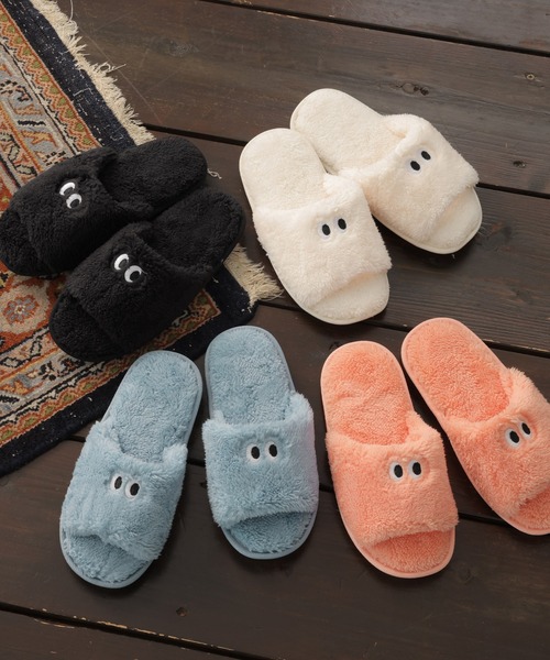 セール】モンスター スリッパ 韓国 刺繍 ルームシュース（ルーム